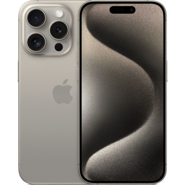  Смартфон Apple iPhone 15 Pro Dual Sim 512GB, Natural Titanium (серый)