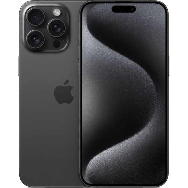  Смартфон Apple iPhone 15 Pro Max Dual Sim 256GB, Black Titanium (черный)